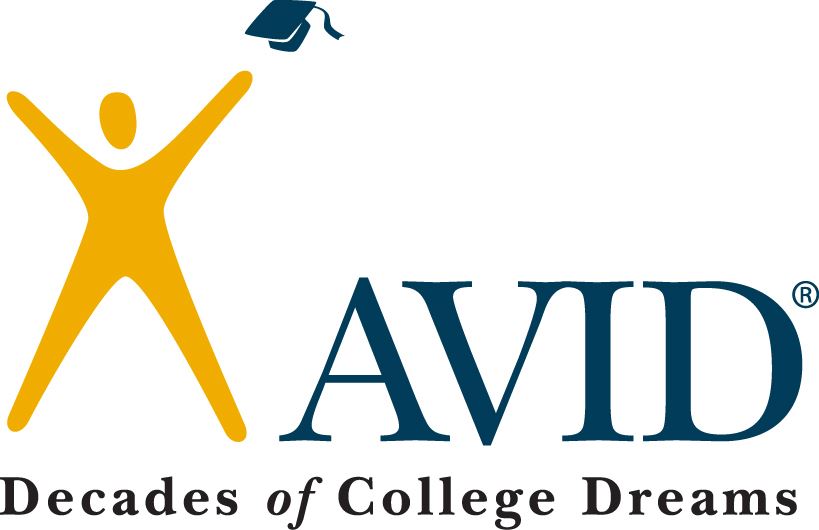 AVID Decades of College Dreams logo 